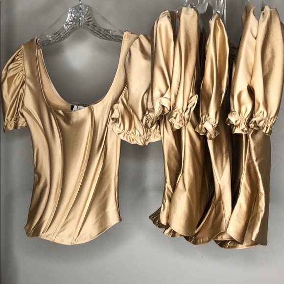 NUDE CORSET TOP - Picture 3 of 5